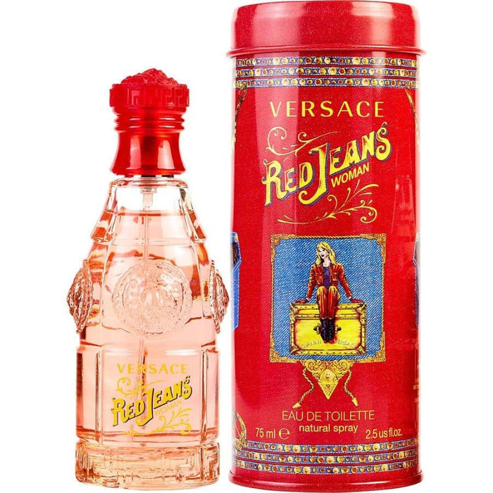 Red Jeans Edt Spray by Versace for Women - 75 Ml