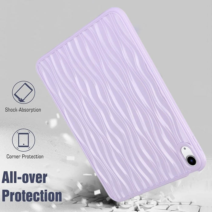 Jelly Colour Water Ripple Tpu Tablet Case For Ipad 10th Gen