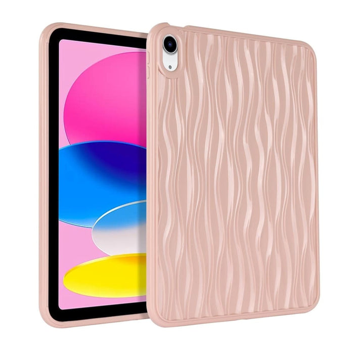 Jelly Colour Water Ripple Tpu Tablet Case For Ipad 10th Gen
