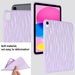 Jelly Colour Water Ripple Tpu Tablet Case For Ipad 10th Gen