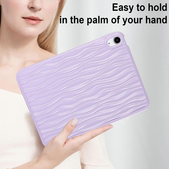 Jelly Colour Water Ripple Tpu Tablet Case For Ipad 10th Gen