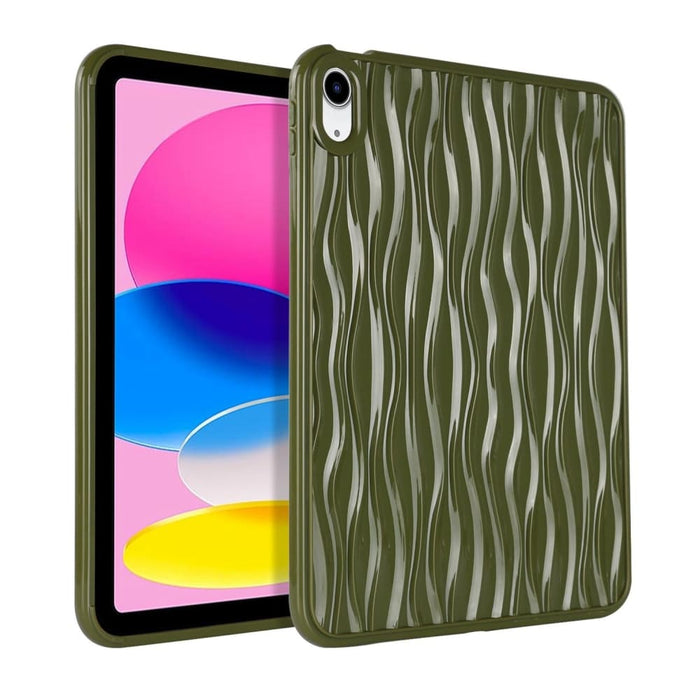 Jelly Colour Water Ripple Tpu Tablet Case For Ipad 10th Gen