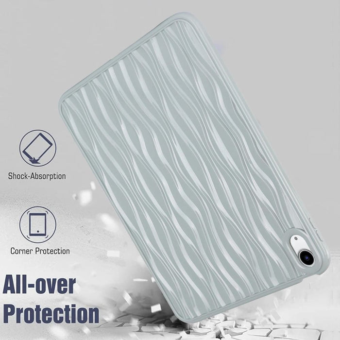 Jelly Colour Water Ripple Tpu Tablet Case For Ipad 10th Gen