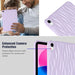 Jelly Colour Water Ripple Tpu Tablet Case For Ipad 10th Gen