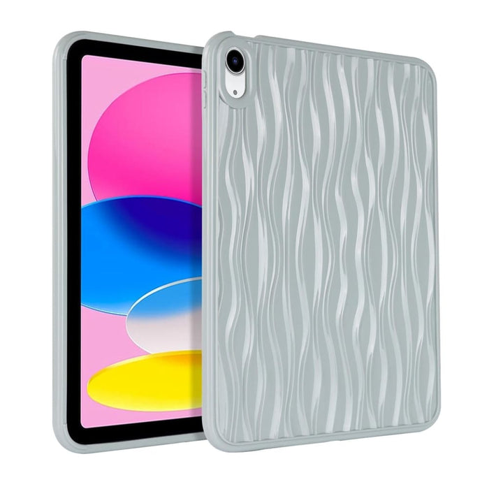 Jelly Colour Water Ripple Tpu Tablet Case For Ipad 10th Gen