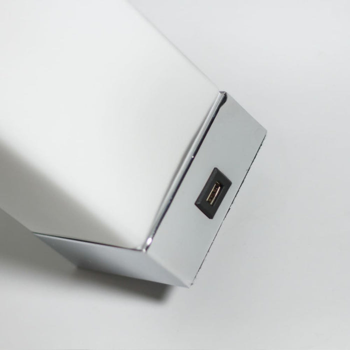Jessica Rectangle Touch Lamp with Usb Port