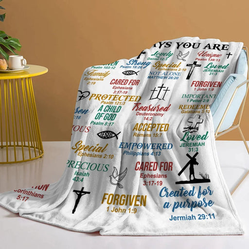 Jesus Christ Cross And Pigeon Throw Blanket For Couch Sofa