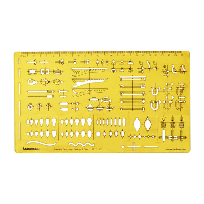 Jewellery Finding and Clasp Settings Templates Drafting