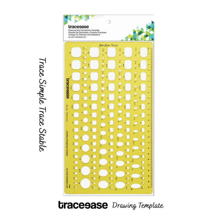 Jewellery Templates for Emerald Square Round Gemstone Shape