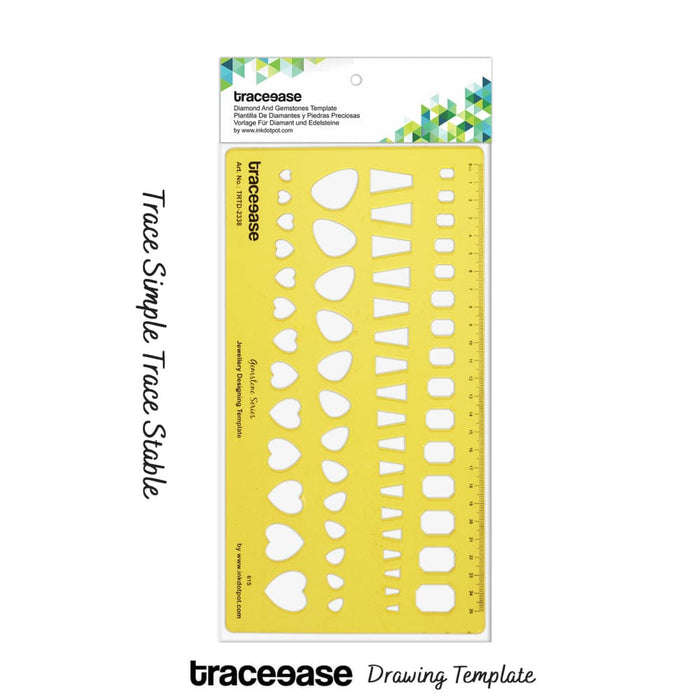 Jewellery Templates for Emerald Trillion Baguette Heart