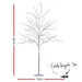 Jingle Jollys 1.5m Led Christmas Branch Tree 304 Xmas Warm