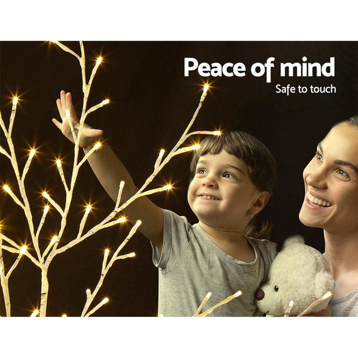 Jingle Jollys 1.5m Led Christmas Branch Tree 304 Xmas Warm