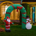 Jingle Jollys 2.8m Christmas Inflatable Giant Arch Way