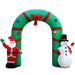 Jingle Jollys 2.8m Christmas Inflatable Giant Arch Way