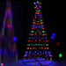 Jingle Jollys 2.1m Led Christmas Tree Lights Solar Xmas