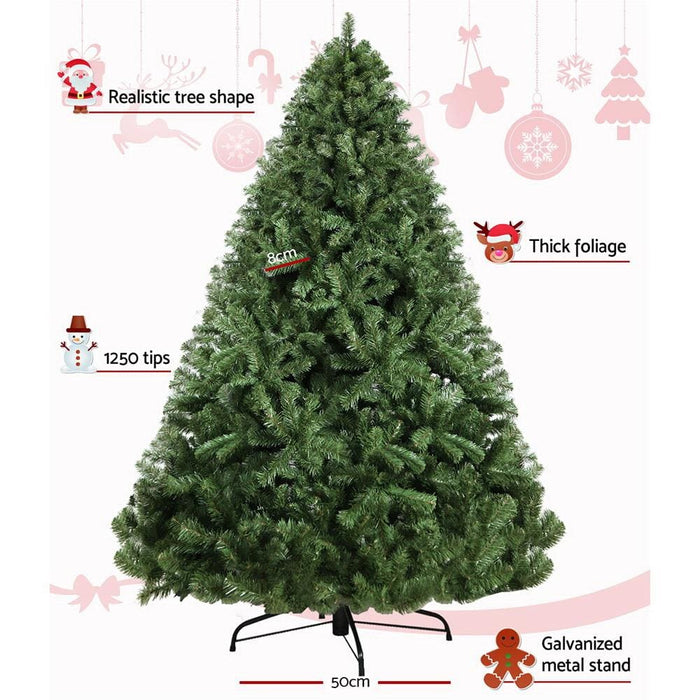 Jingle Jollys 2.1m 7ft Christmas Tree Xmas Decoration Home