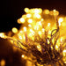 12.5m Christmas Lights Solar Icicle String Light Warm White