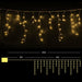 12.5m Christmas Lights Solar Icicle String Light Warm White