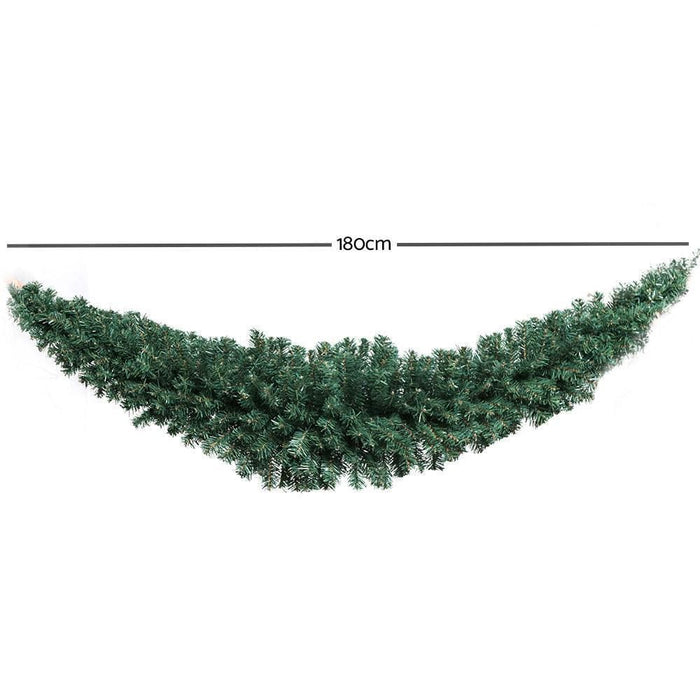 Jingle Jollys 6ft Christmas Garland - Green