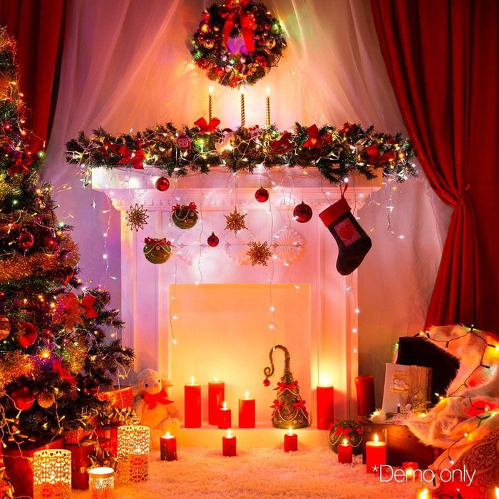 Jingle Jollys 6ft Christmas Garland - Green