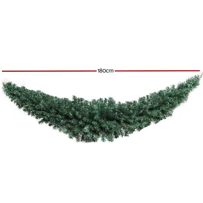 Jingle Jollys 6ft Christmas Garland - Green