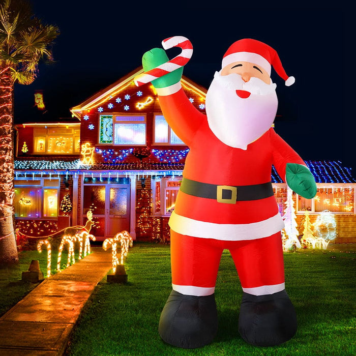 Jingle Jollys 3m Christmas Inflatable Santa Xmas Outdoor