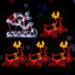 Jingle Jollys Christmas Motif Lights Led Rope Reindeer