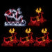 Jingle Jollys Christmas Motif Lights Led Rope Reindeer