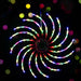 Jingle Jollys Christmas Motif Lights Led Spinner Light