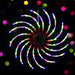 Jingle Jollys Christmas Motif Lights Led Spinner Light