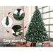Jingle Jollys 7ft Christmas Snow Tree - Green