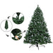 Jingle Jollys 6ft Christmas Snow Tree - Green