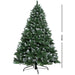 Jingle Jollys 6ft Christmas Snow Tree - Green