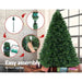 Jingle Jollys Christmas Tree 2.1m 6ft Xmas Decoration Green