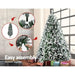 Jingle Jollys Christmas Tree 2.4m 8ft Xmas Decorations Snow