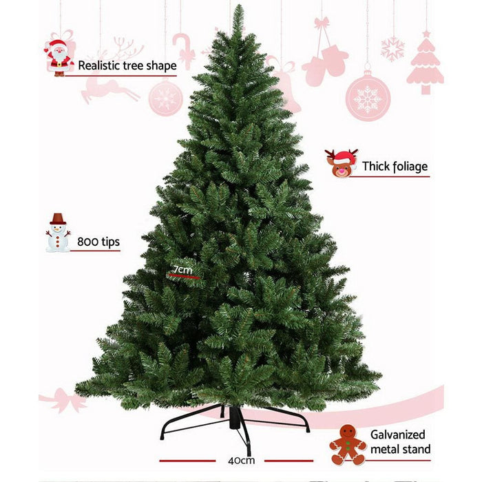 Jingle Jollys 6ft Christmas Tree - Green