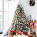 Jingle Jollys Snowy Christmas Tree 2.1m 7ft Xmas Decorations