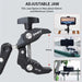 Jmary Aluminum Handlebar Crab Clamp Magic Arm Rod Mount