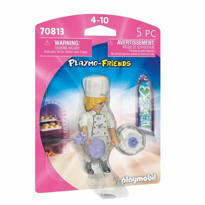 Jointed Figure Playmobil Playmo - friends 70813 Pastry Chef