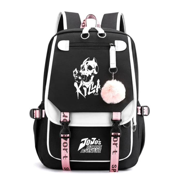 Jojo Bizarre Adventure Backpack Usb Charging School Bag