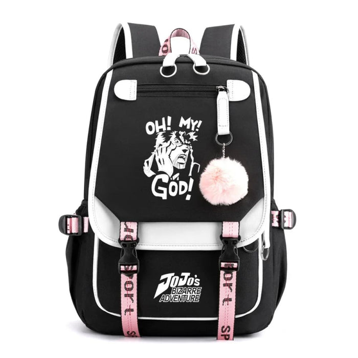 Jojo Bizarre Adventure Backpack Usb Charging School Bag