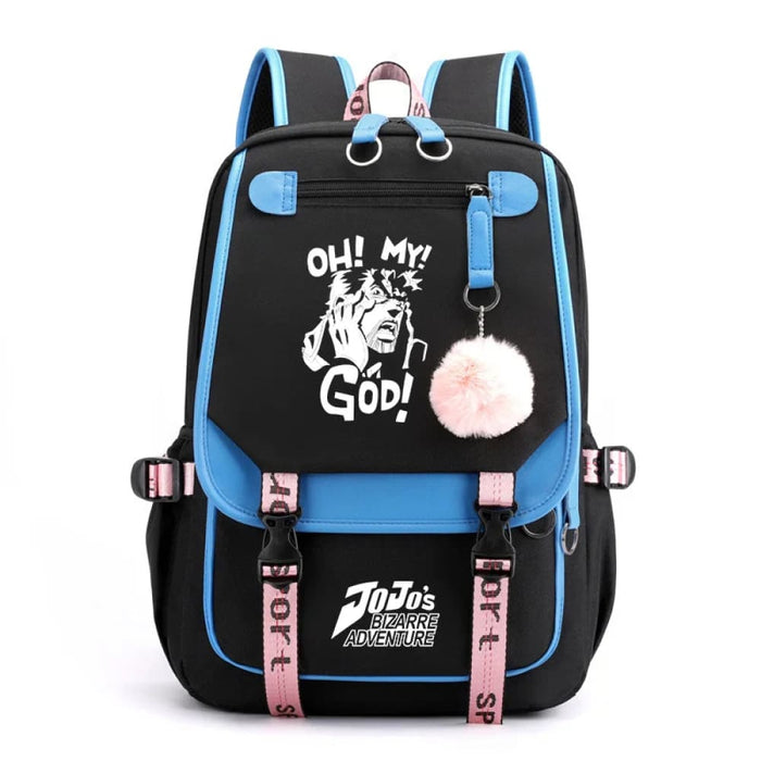Jojo Bizarre Adventure Backpack Usb Charging School Bag