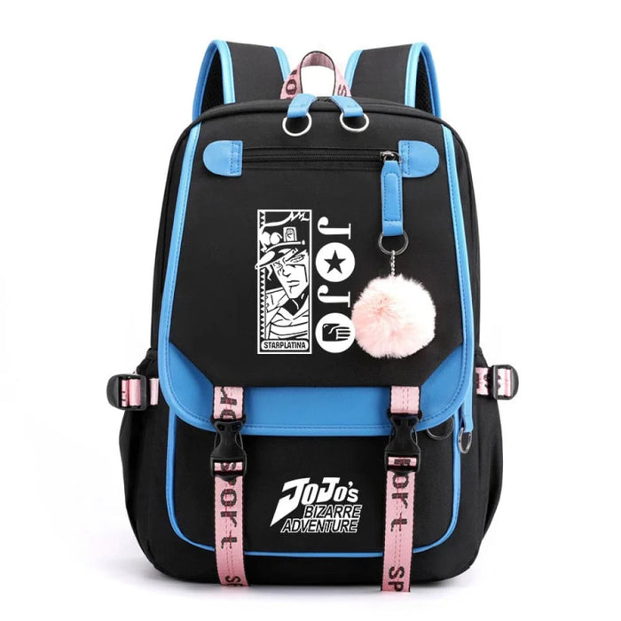 Jojo Bizarre Adventure Backpack Usb Charging School Bag