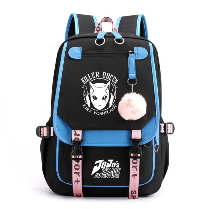 Jojo Bizarre Adventure Backpack Usb Charging School Bag