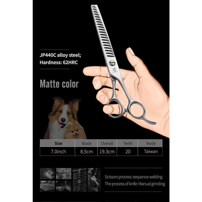 Jp440c Steel 7 Inch Dogs Gromming Scissors Pet Chunker