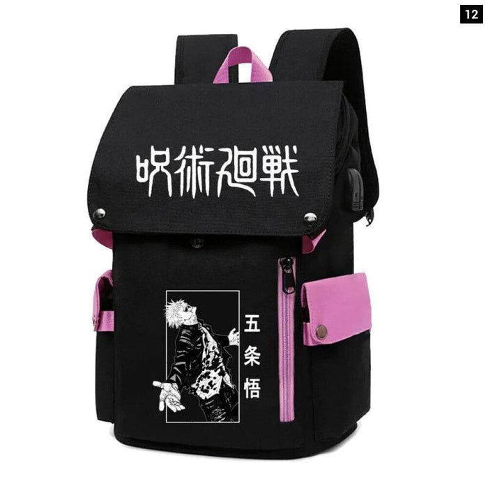 Jujutsu Kaisen Anime Backpack for Students Large Capacity