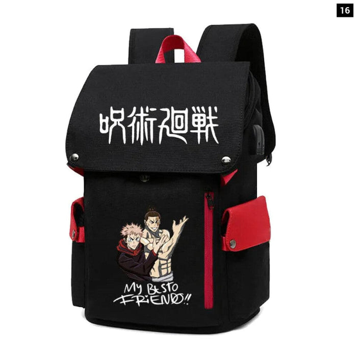 Jujutsu Kaisen Anime Backpack for Students Large Capacity