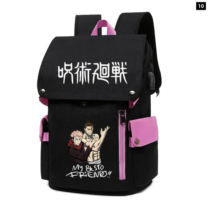 Jujutsu Kaisen Anime Backpack for Students Large Capacity