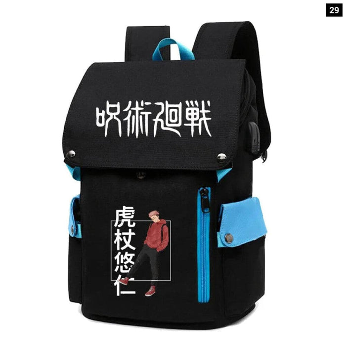 Jujutsu Kaisen Anime Backpack for Students Large Capacity
