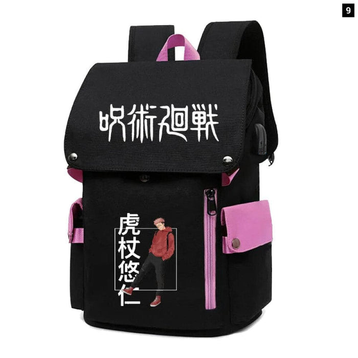 Jujutsu Kaisen Anime Backpack for Students Large Capacity